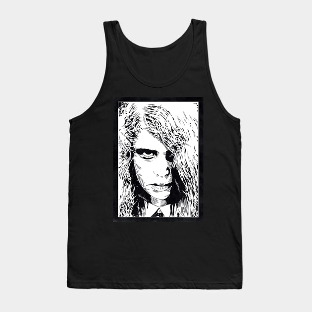 LIVING DEAD GIRL - Night of the Living Dead (Black and White) Tank Top by Famous Weirdos